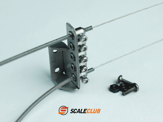 Scaleclub mud tractor climbing off-road locking bridge locking line fixed seat pull cable seat