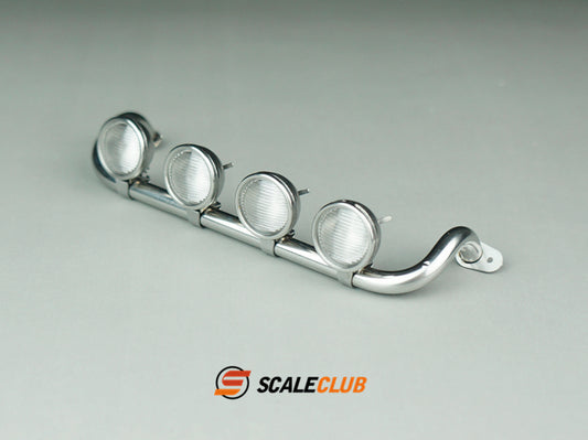 Scaleclub 1/14 Tamiya Scania Benz MAN Upgrade Metal Grille Light Lamp Stand Lamp Cup