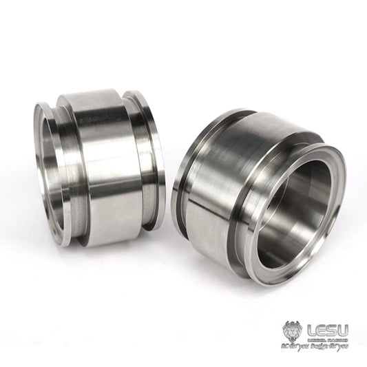 LESU 1/16 loader engineering wheel side reduction axles dedicated stainless steel metal wheel Hub RD-2003 model accessories