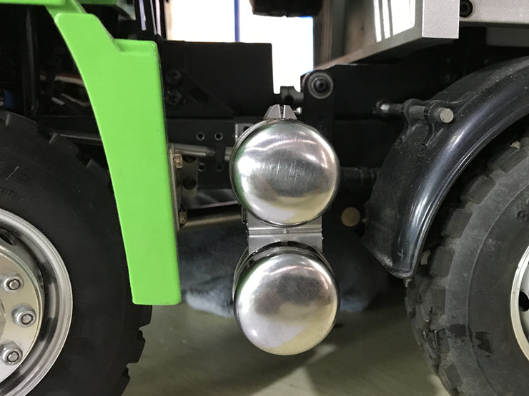 For Tamiya 1/14 tractor truck mud truck four gas tank simulation metal upgrade parts diameter 23mm SCALECLUB QG4-TY-1