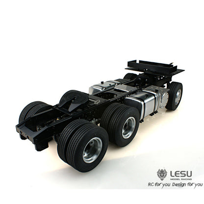 LESU 1/14 Tamiya Scania tractor truck metal three-axle 6X4 chassis remote control car model modification