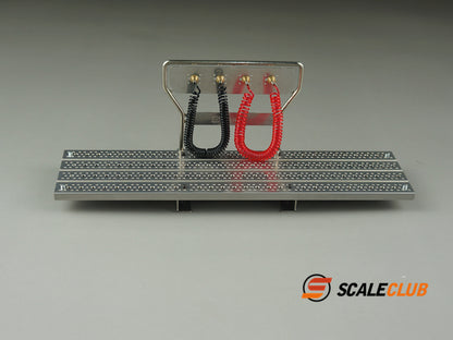 SCALECLUB Tamiya 1:14 tractor upgrade metal beam work platform telescopic stair treads