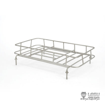LESU 1/14 RC Truck Cab Metal Stainless Steel Canvas Frame G-6127 for Tamiya Mud Truck Model Toy Upgrade Modification DIY Parts