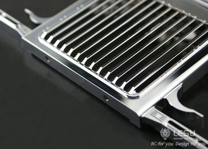 1/14 American truck front bumper GW-K001 Tamiya tractor king grille front bumper electroplating model LESU