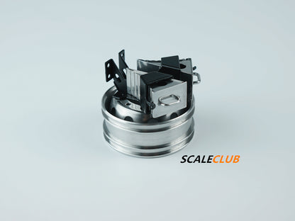 SCALECLUB Tamiya 1:14/16 universal tractor mud head metal spare tire rack anti-slip