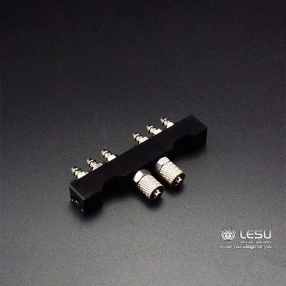 LESU Y-1507 1/14 Roll-off Truck Diverter Four-way Connector Diverter Valve for Hydraulic Model System Modification Accessories