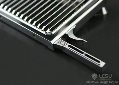 1/14 American truck front bumper GW-K001 Tamiya tractor king grille front bumper electroplating model LESU