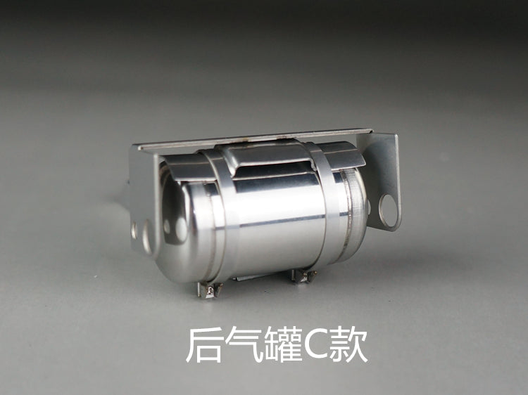 scaleclub Tamiya 1/14 tractor head mud head universal upgrade parts metal rear gas tank decoration parts