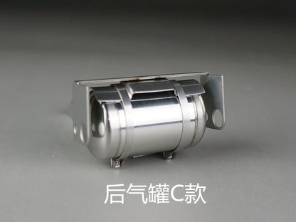 scaleclub Tamiya 1/14 tractor head mud head universal upgrade parts metal rear gas tank decoration parts