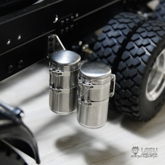 LESU G-6170 1/14 truck model simulation metal gas tank double gas tank air filter accessories Tamiya upgrade modification