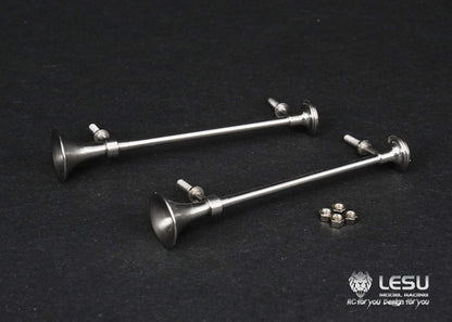 1/14 truck Tamiya tractor stainless steel whistle GW-K004 King GL American model accessories LESU