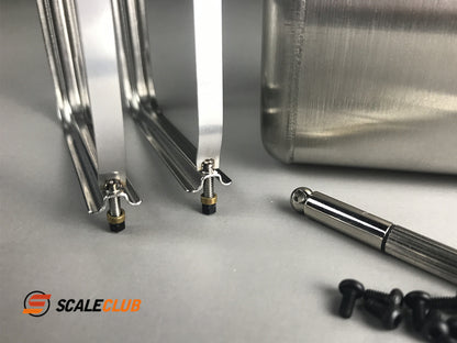 scaleclub 1/14 Tamiya tractor truck dump truck simulation metal fuel tank hydraulic tank