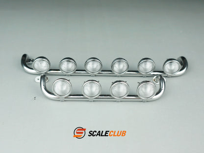 Scaleclub 1/14 Tamiya Scania r470 r620 upgrade metal ceiling light lamp holder lamp cup