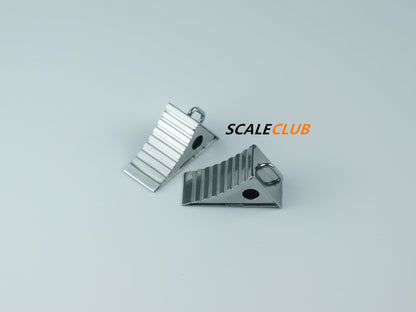SCALECLUB Tamiya 1:14/16 universal tractor mud head metal spare tire rack anti-slip