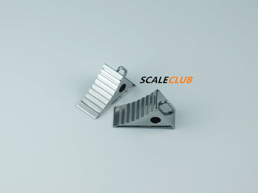 SCALECLUB Tamiya 1:14/16 universal tractor mud head metal spare tire rack anti-slip