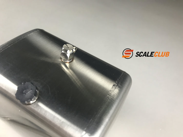 scaleclub 1/14 Tamiya tractor truck dump truck simulation metal fuel tank hydraulic tank