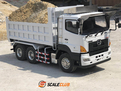 scaleclub stainless steel sheet metal domestic mud bucket mud bucket 1/14 carriage truck bucket