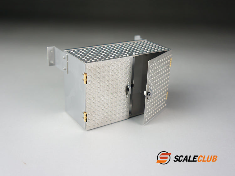 Scaleclub 1/14 Tamiya tractor truck dump truck ton truck metal with anti-slip texture 90mm tool box