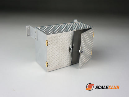 Scaleclub 1/14 Tamiya tractor truck dump truck ton truck metal with anti-slip texture 90mm tool box