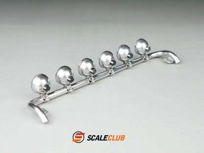Scaleclub 1/14 Tamiya Scania r470 r620 upgrade metal ceiling light lamp holder lamp cup