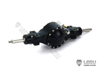 1/16 truck tractor DIY German bruder axle upgrade 10002 metal rear axle differential lock version LESU model