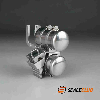 Scaleclub 1/14 Tamiya Benz 3348 tractor truck model dump truck upgraded metal double gas tank anti-skid