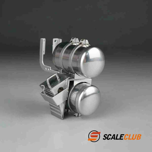Scaleclub 1/14 Tamiya Benz 3348 tractor truck model dump truck upgraded metal double gas tank anti-skid