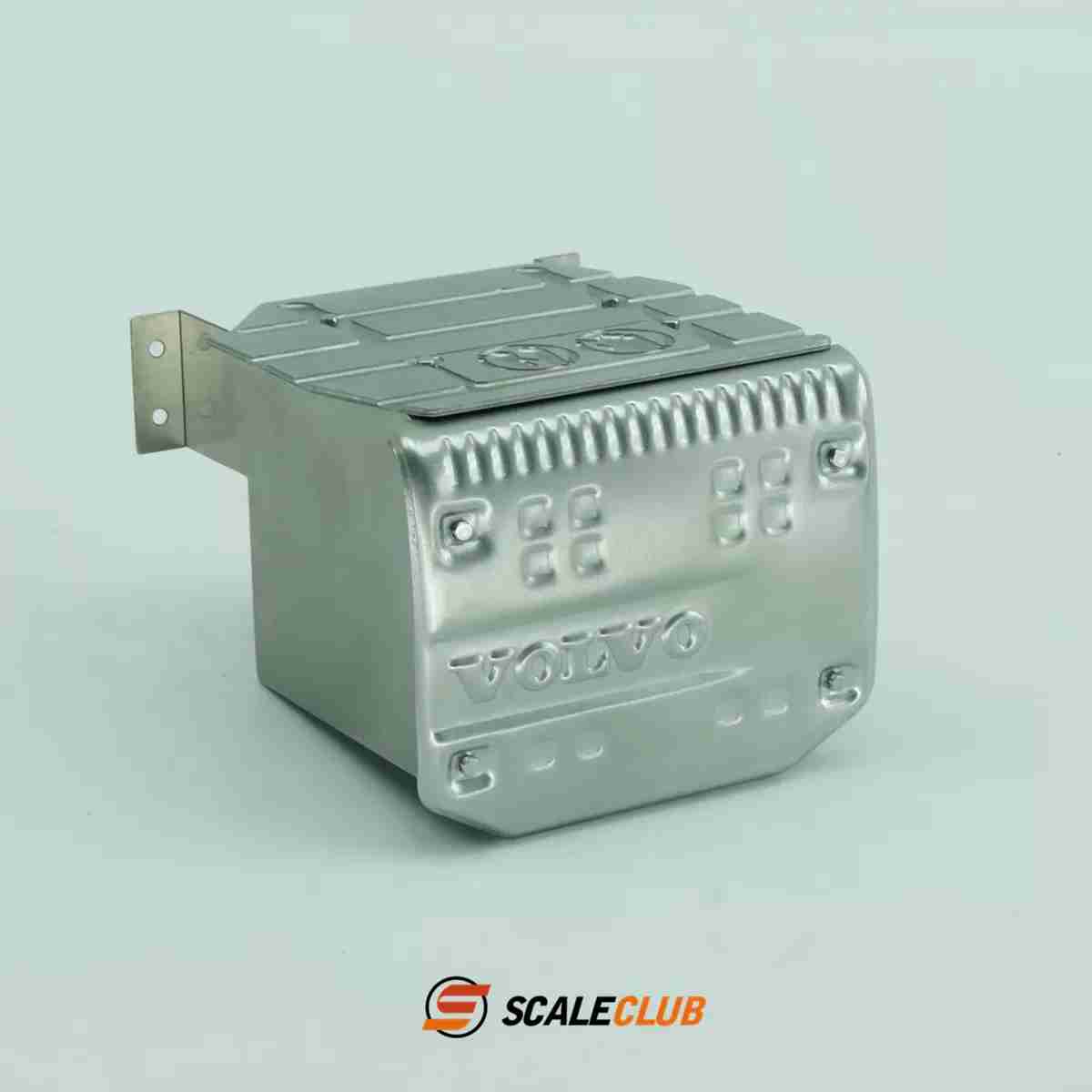 scaleclub 1/14 Tamiya Volvo truck upgrade exterior decorative accessories metal exhaust tank exhaust box