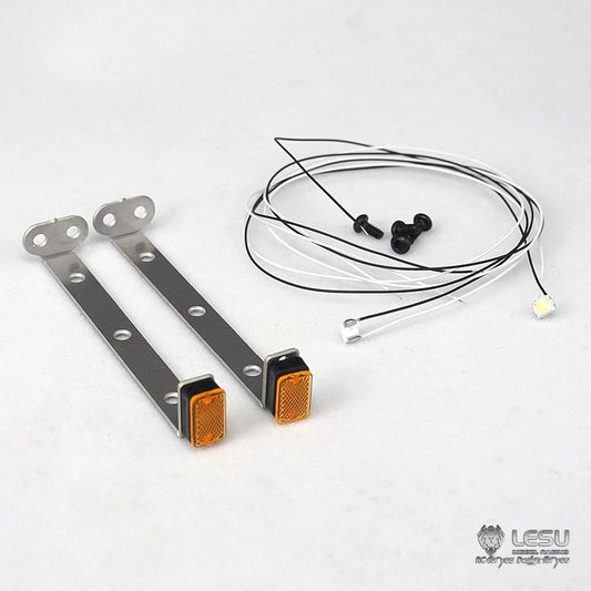 LESU 1/14 RC Truck Model Toy Side Width Lights Clearance Lights Warning Lights LED Lights S-1256 Universal Tractor Mud Truck