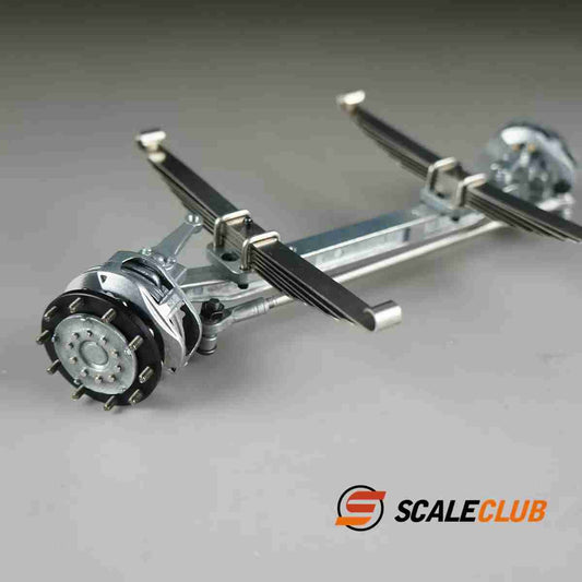 scaleclub 1/14 Tamiya tractor truck dump truck metal non-powered tilt front axle brake caliper