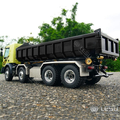 LESU 1/14 Truck Remote Control Model Metal Toy Fully Unloaded Volvo VM Hydraulic Roll-on/Roll-off Fully Unloaded Truck