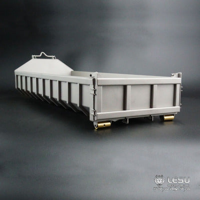 LESU 1/14 Tamiya truck remote control model toy roll-on metal truck hydraulic set roll-on full unloading truck modification LS-20160901