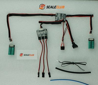 Scaleclub Model Brand New Light Set Suitable for Tamiya LESU 1/14 RC Tractor Truck Mud Truck Dump Truck Container Truck