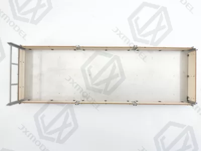 Hong Kong style wooden railing box JXmodel Tamiya 1/14 scale truck modification upgrade simulation carved wood board