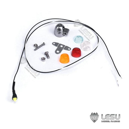 For 1/14 RC Truck Engineering Machinery Vehicle Model LED Width Lights Clearance Lights Warning Light Parts LESU S-1295