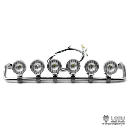 1/14 LESU RC Truck LED Spotlight High Top Metal Dome Light S-1247-A for Tamiya R470 R620 Traction Truck Model Toy Upgrade Parts