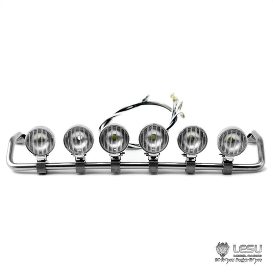 1/14 LESU RC Truck LED Spotlight High Top Metal Dome Light S-1247-A for Tamiya R470 R620 Traction Truck Model Toy Upgrade Parts