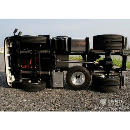LESU 1/14 Tamiya model Hino tractor 4X2 metal chassis simulation remote control model toy