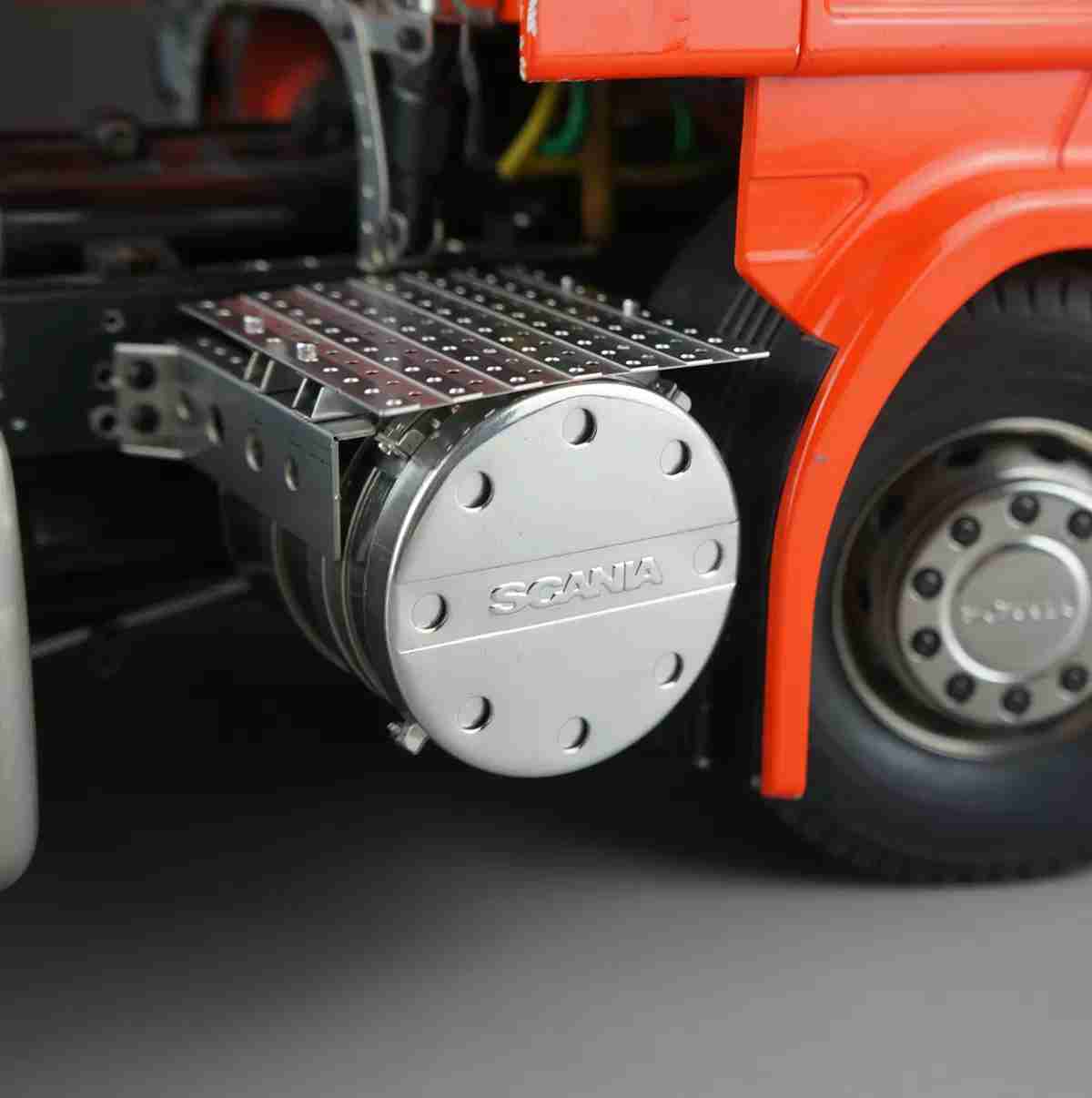 SCALECLUB Tamiya r620 r470 metal exhaust can