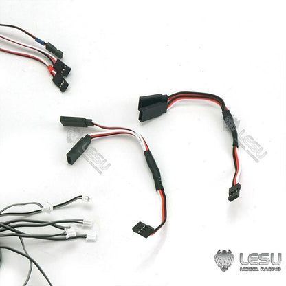 LED 3V light set For Tamiya 1/14 RC Truck Engineering Excavator Semi-trailer Trailer Model DIY Upgrade Parts LESU EL-005