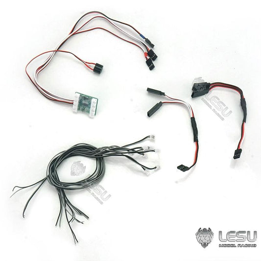 LED 3V light set For Tamiya 1/14 RC Truck Engineering Excavator Semi-trailer Trailer Model DIY Upgrade Parts LESU EL-005