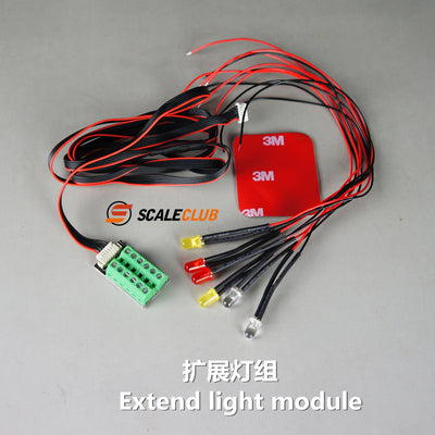 Scaleclub Model Brand New Light Set Suitable for Tamiya LESU 1/14 RC Tractor Truck Mud Truck Dump Truck Container Truck