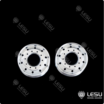 1/16 truck aluminum alloy wheel tractor DIY German bruder flange bridge front wide wheel 50003 model