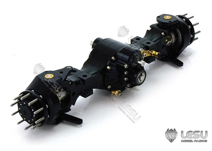 1/16 truck tractor DIY German bruder axle upgrade 10004 flange front through bridge differential lock version LESU
