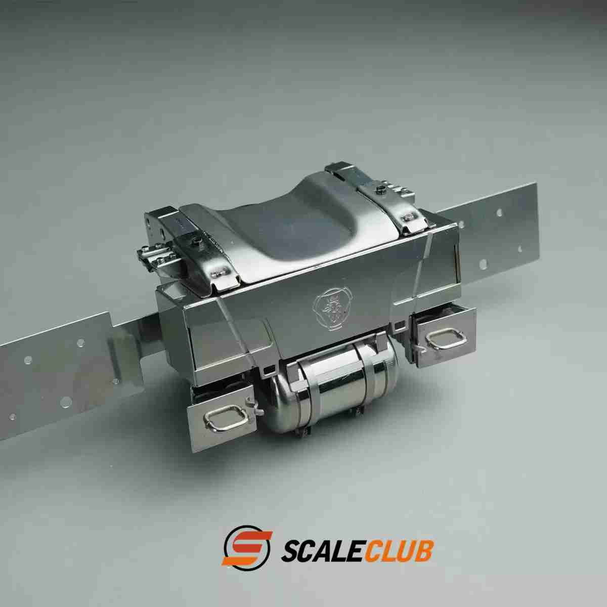 scaleclub 1/14 Tamiya Scania tractor upgrade metal rear tail beam rear gas tank anti-skid