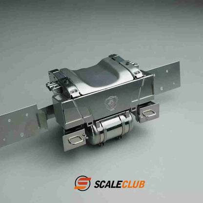 scaleclub 1/14 Tamiya Scania tractor upgrade metal rear tail beam rear gas tank anti-skid