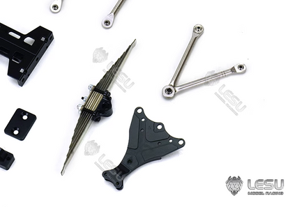 1/14 Truck Heavy Load Rear Suspension Assembly X-8019 Tamiya Tractor Mud Head Upgrade Modified Accessories LESU Model