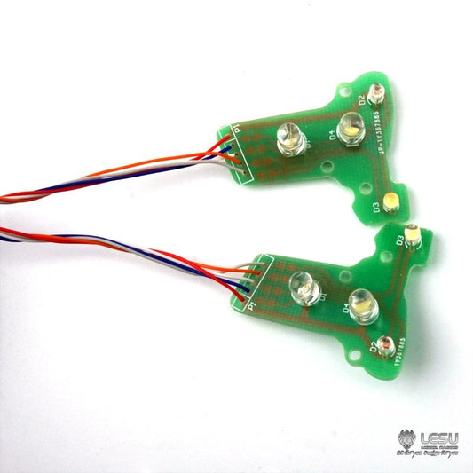 1/14 RC truck model toy headlight LESU S-1265 for Tamiya 3363 3348 tractor truck LED spotlight circuit board structure