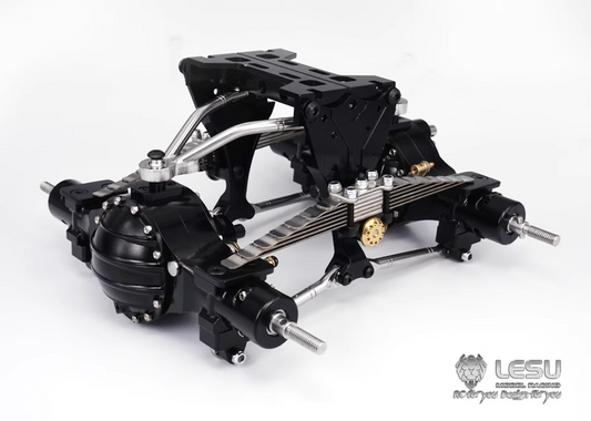 1/14 truck rear suspension assembly 9MM heightened X-8015 Tamiya tractor mud head full metal accessories LESU
