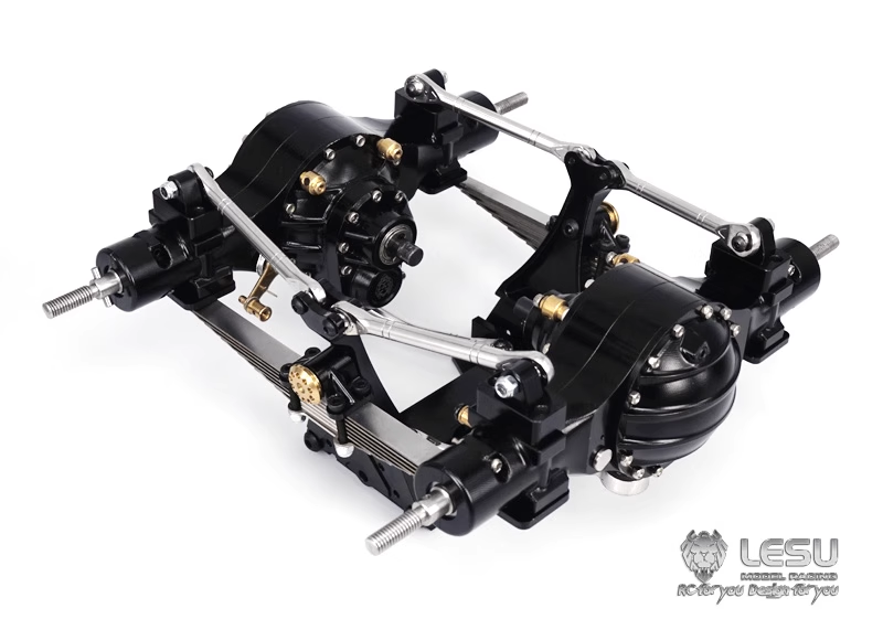 1/14 truck rear suspension assembly 9MM heightened X-8015 Tamiya tractor mud head full metal accessories LESU